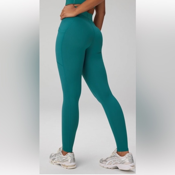 Fabletics Pants - NWT Fabletics On-The-Go Green Abyss Powerhold High-Waisted Leggings (L)